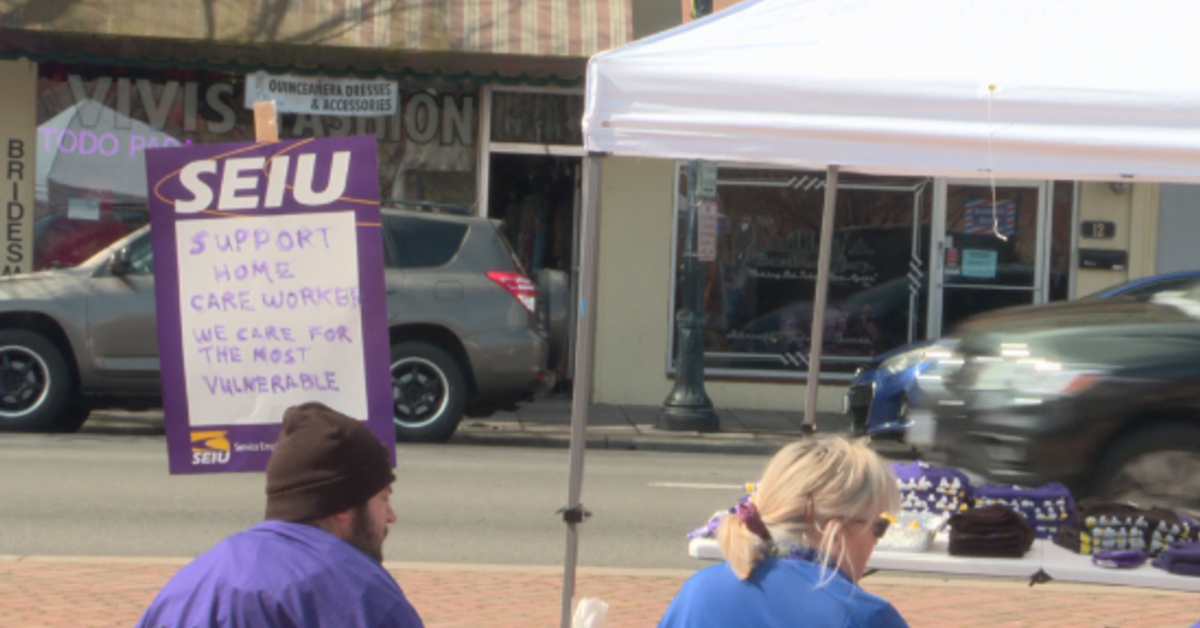 Homecare Workers Rally for Livable Wages in Southern Oregon 