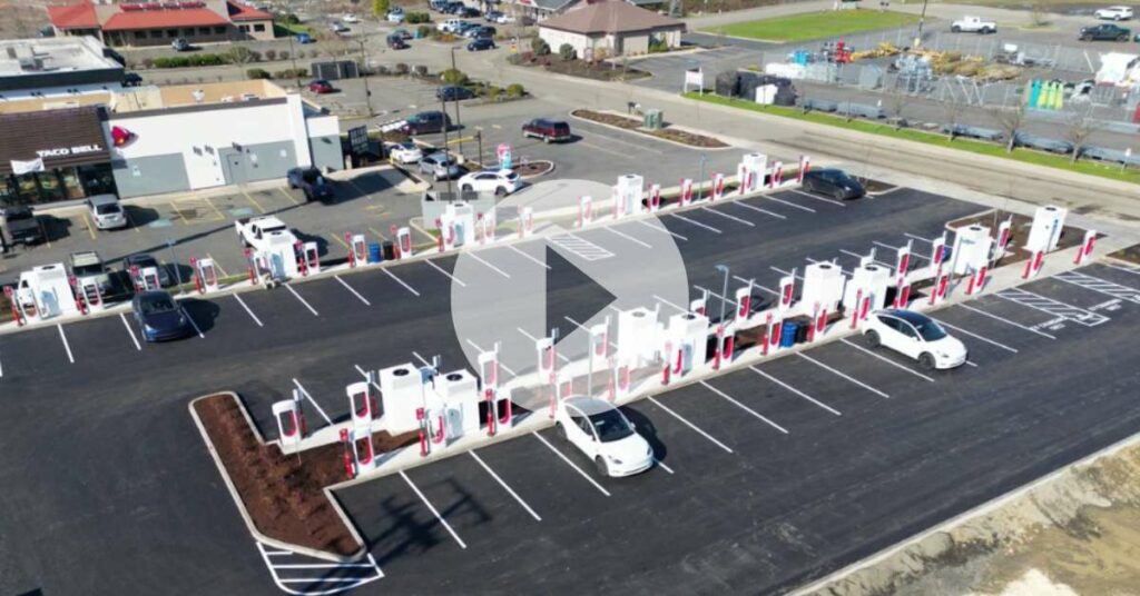 Where Is The Largest Tesla Supercharging Center opening in Oregon