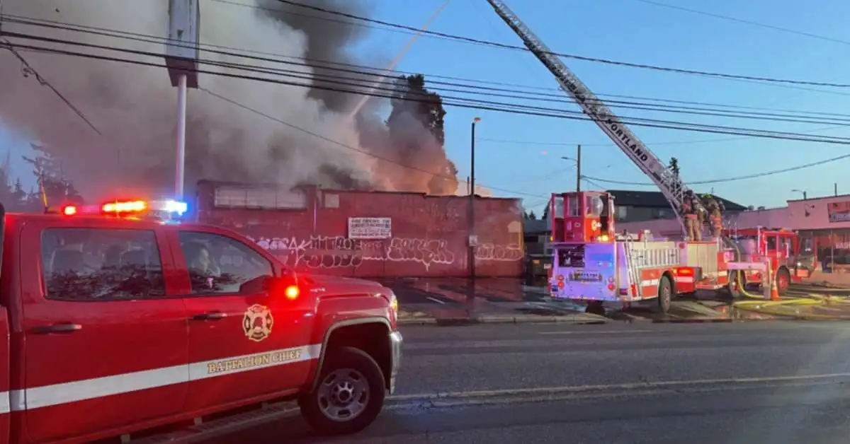 Firefighters Respond to Devastating Fire at Vacant Tavern
