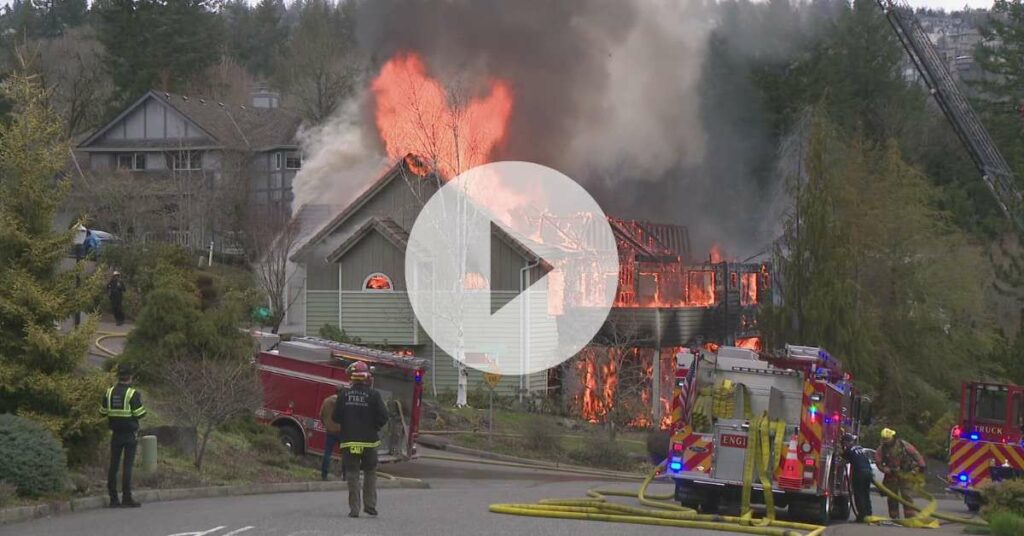 Portland Firefighters Reveal Startling Image of Portland Home Explosion