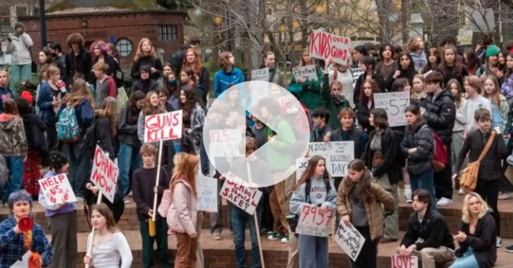 Portland Students Leave Classrooms to Protest Gun Violence