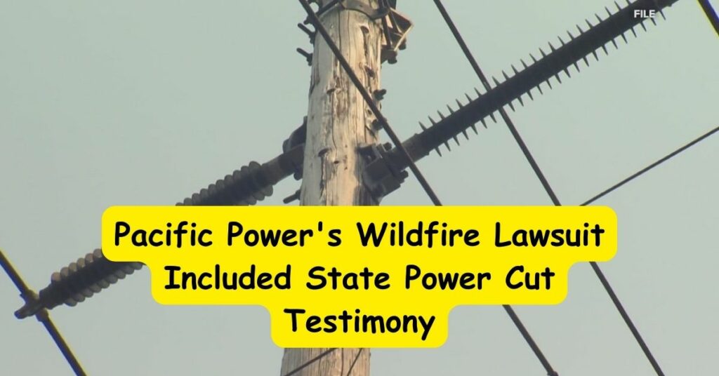 Pacific Power's Wildfire Lawsuit Included State Power Cut Testimony