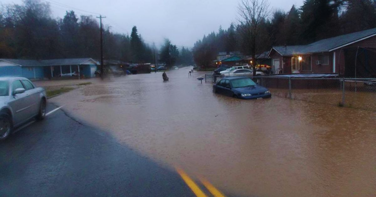 Heavy Rains Led to Some Flooding in the Southwest Portland