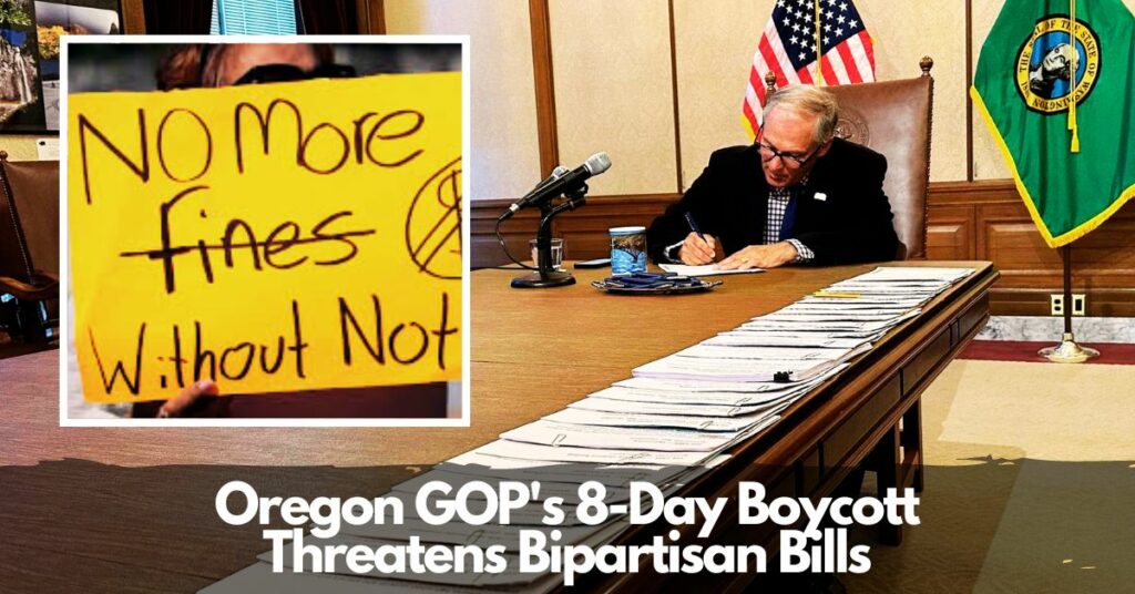 Oregon GOP's 8-Day Boycott Threatens Bipartisan Bills
