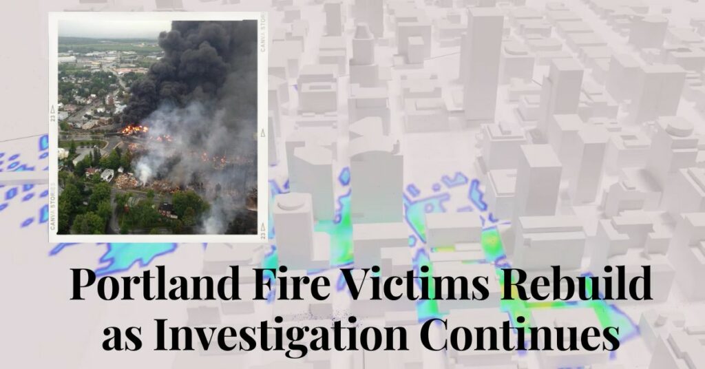Portland Fire Victims Rebuild as Investigation Continues