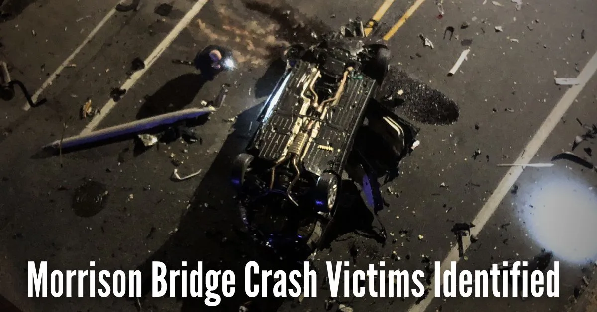 Morrison Bridge Crash Victims Identified