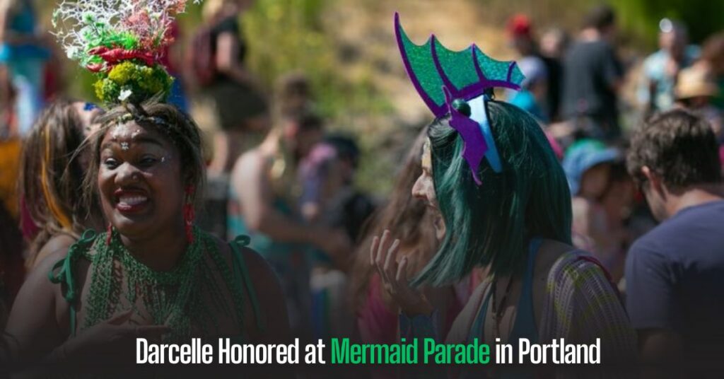 Darcelle Honored at Mermaid Parade in Portland