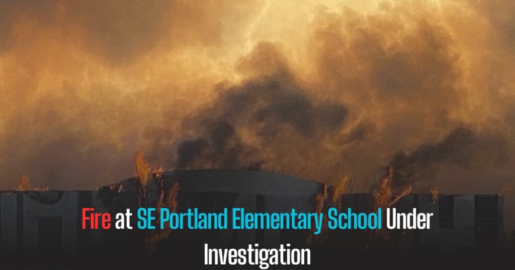 Fire at SE Portland Elementary School Under Investigation
