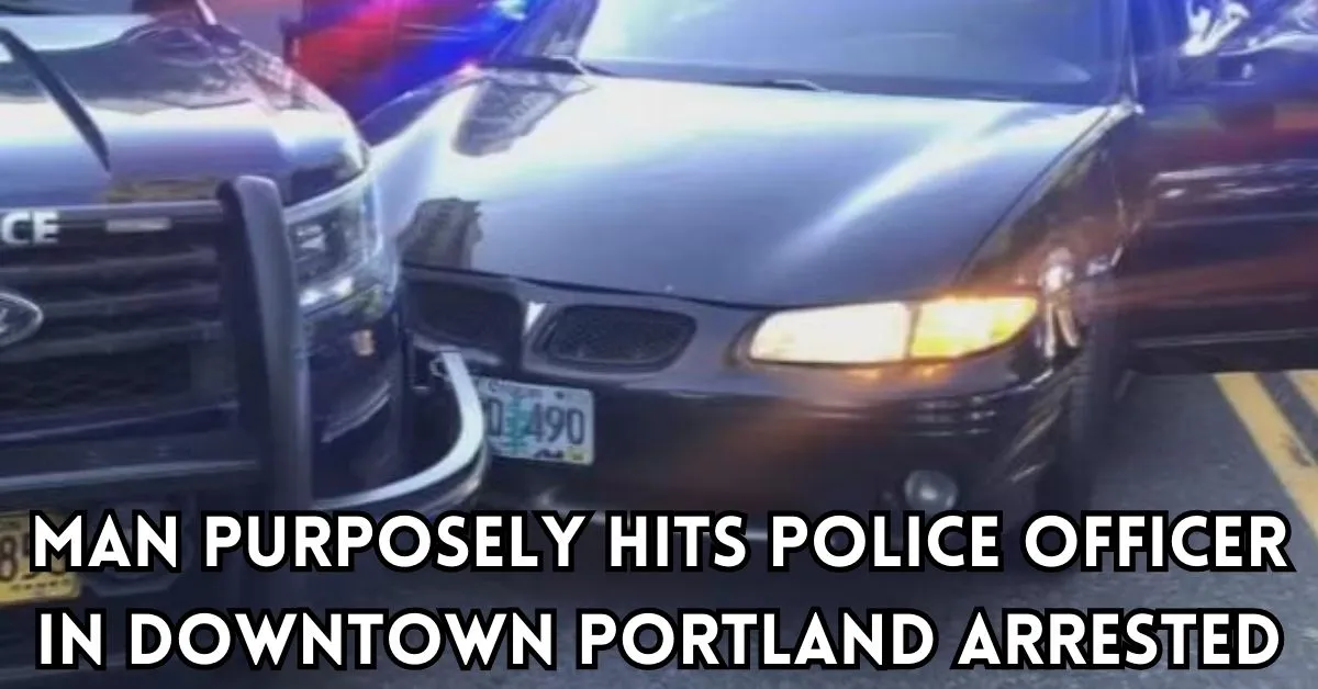 Man Purposely Hits Police Officer in Downtown Portland Arrested