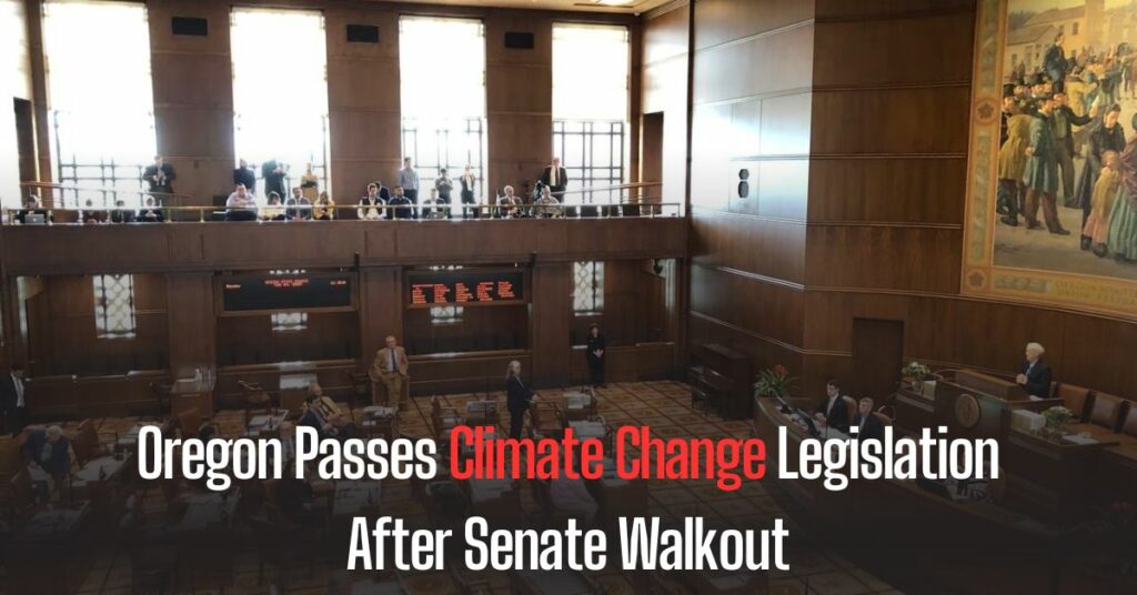 Oregon Passes Climate Change Legislation After Senate Walkout