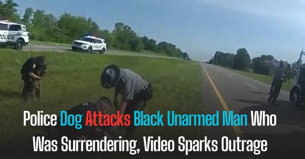 Police Dog Attacks Black Unarmed Man Who Was Surrendering, Video Sparks Outrage
