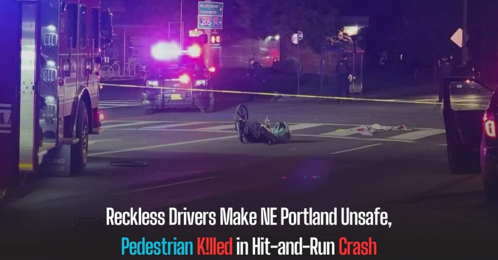 Reckless Drivers Make NE Portland Unsafe, Pedestrian Killed in Hit-and-Run Crash