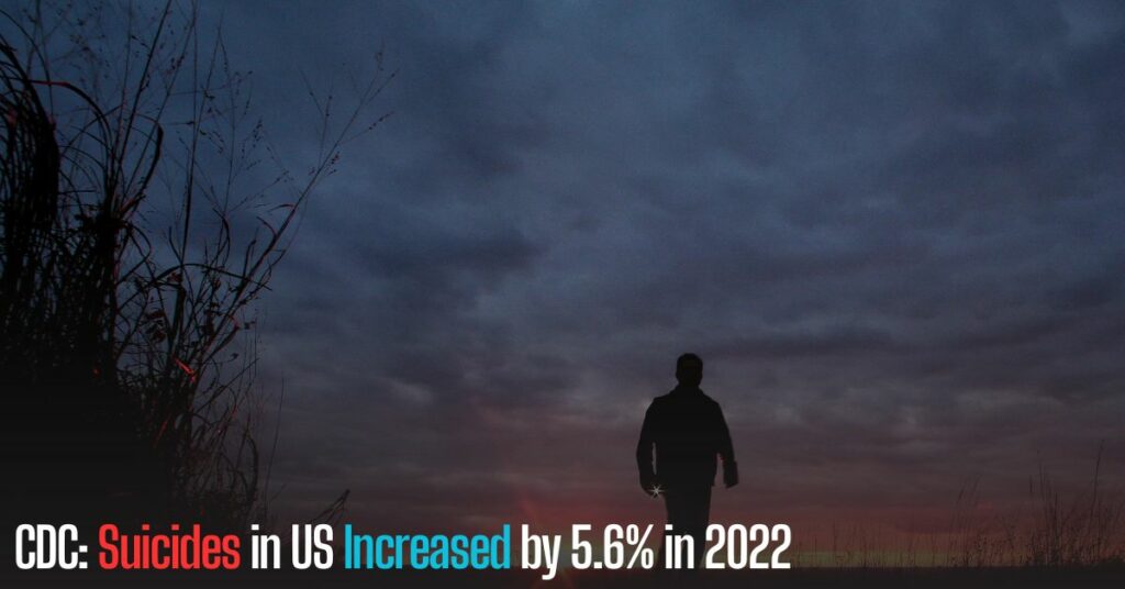 CDC Suicides in US Increased by 5.6% in 2022